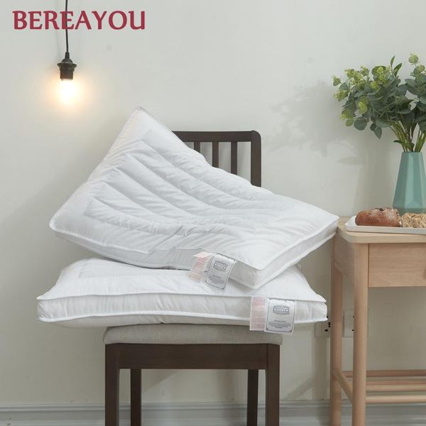 pillow el white pillows cotton buckwheat neck memory foam for sleeping health care single travel kid bedding almoada de viaje